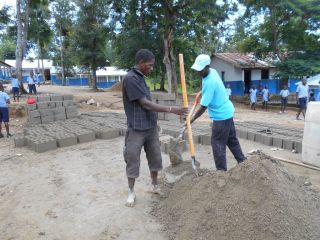 Betonblokken vervaardigen