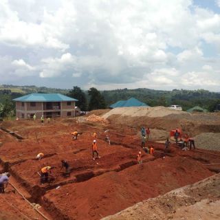 Funderingen uitgraven